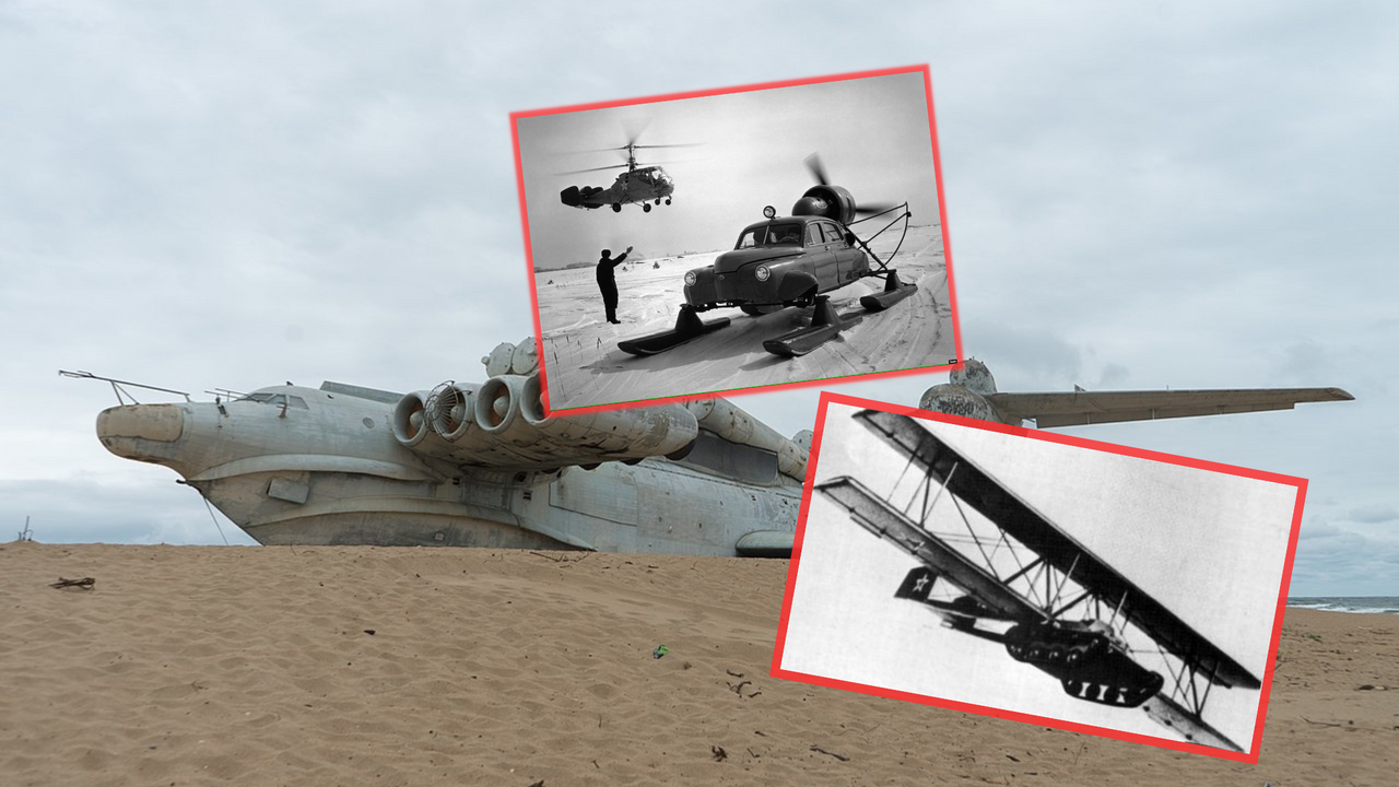 Kaspijski Potwór i inne „dziwadła” z ZSRR. Z niektórych trudno się nie zaśmiać