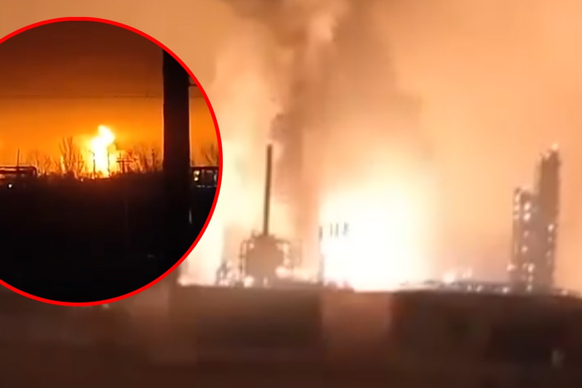 Rosja płonie. Zmasowane uderzenie ukraińskich dronów