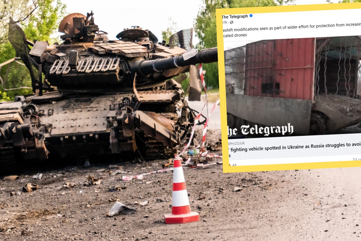 Dostrzegli „owłosiony” pojazd bojowy Rosjan. Mają konkretny cel