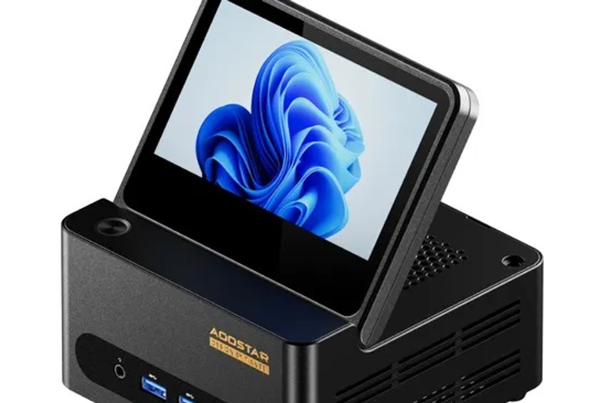 Takiego miniPC jeszcze nie widzieliście. To sprzęt… z wbudowanym ekranem