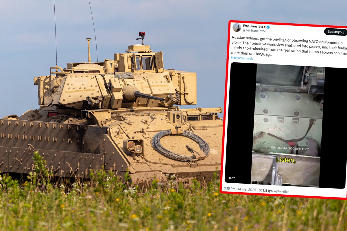 Rosjanin zszokowany sprzętem NATO. „Jak Ukraińcy tym jeżdżą?”