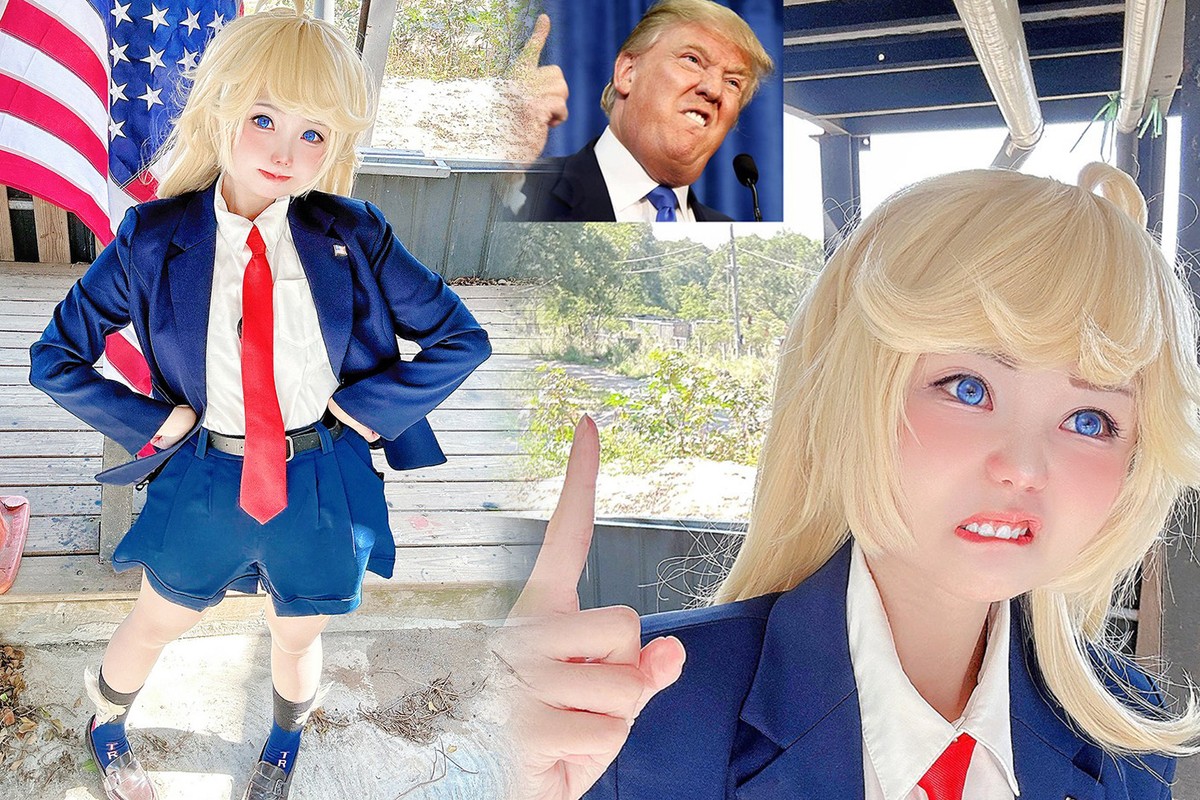 Trump Chan. Znana cosplayerka przebrana za anime wersję prezydenta USA