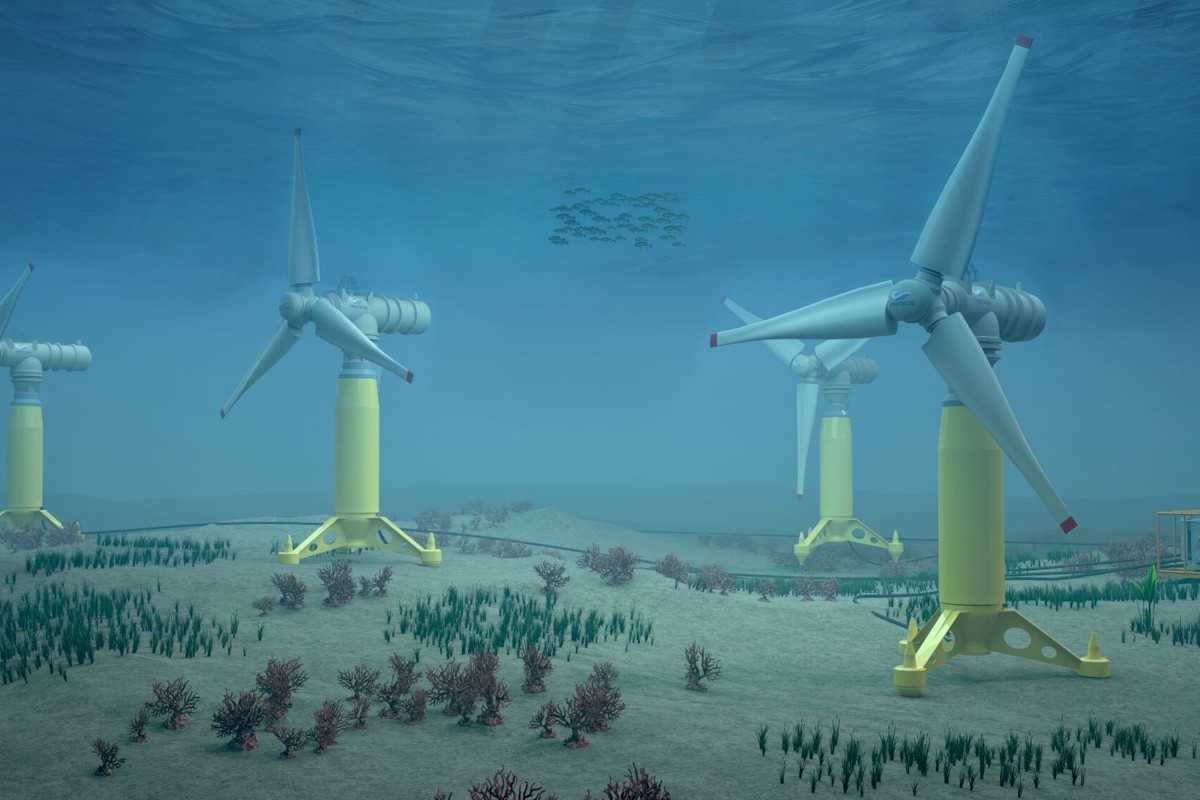 Podwodne turbiny wiatrowe dostarczą prąd z oceanu. Rusza innowacyjny start-up