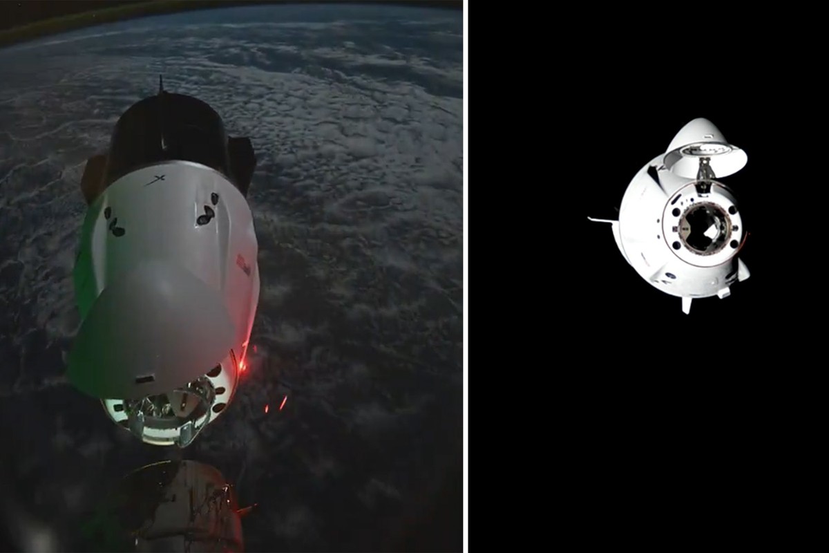 Statek Crew Dragon zadokował na ISS. Astronauci w końcu wrócą na Ziemię