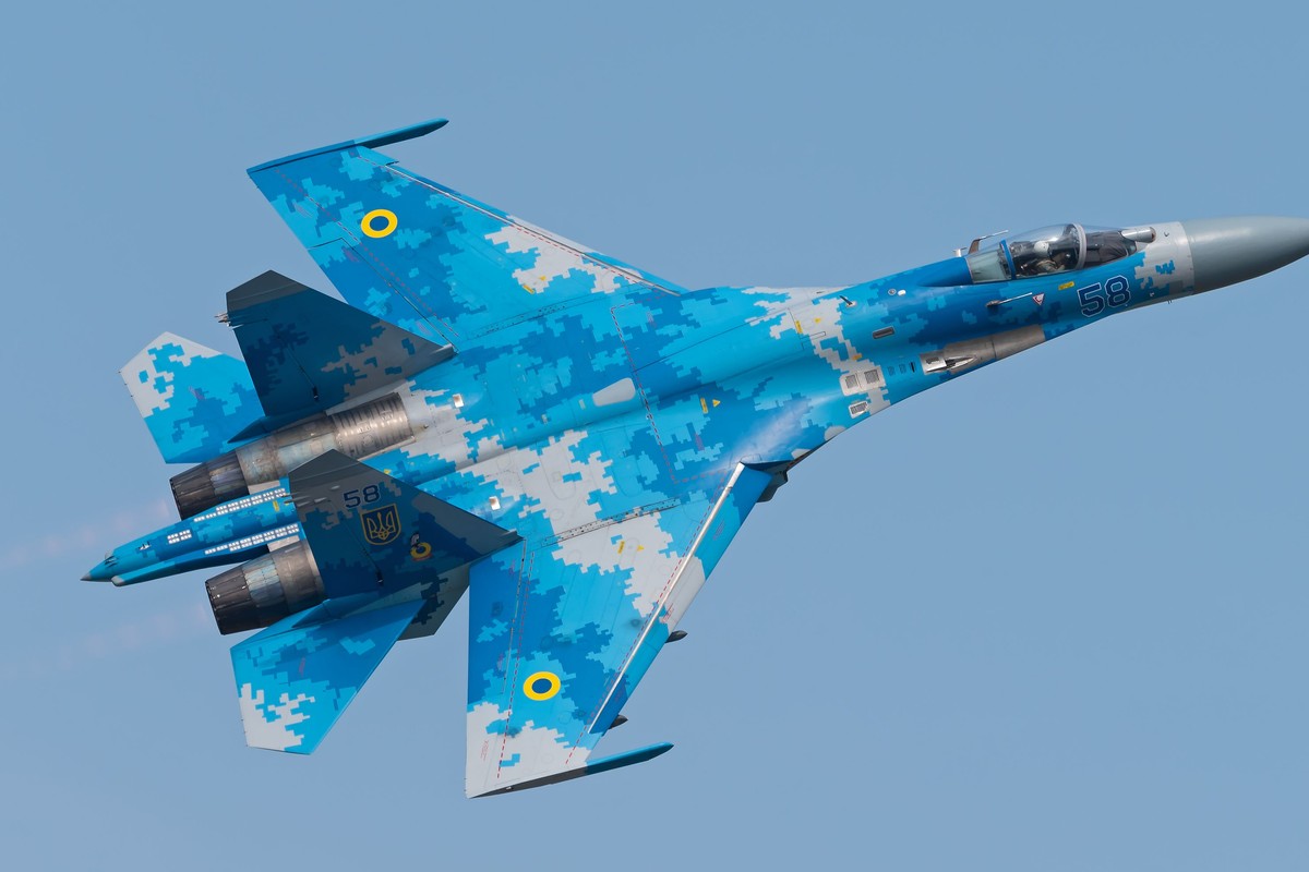 Ukraina straciła Su-27. Pilot zdążył się katapultować