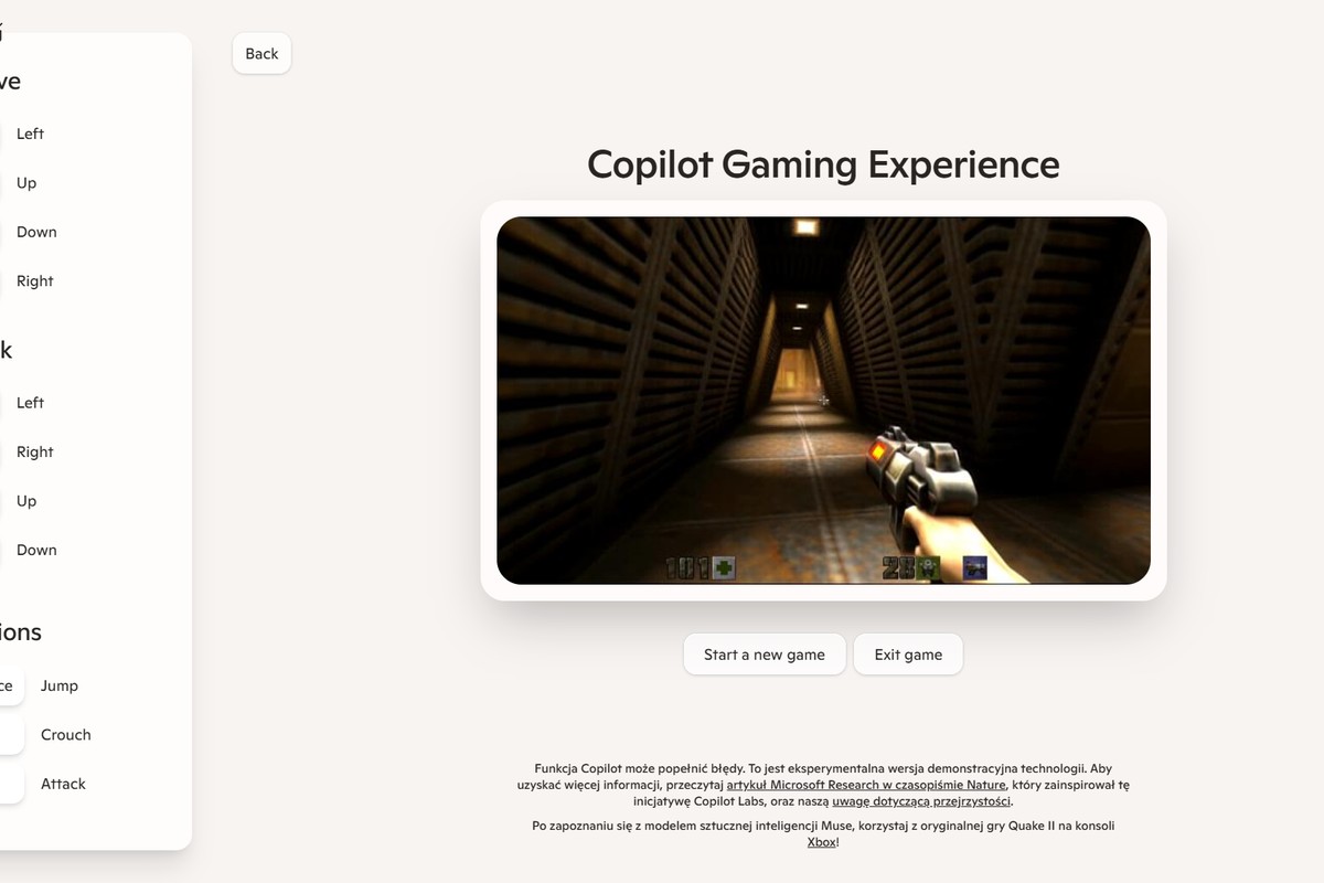 Microsoft pokazał Quake’a II wygenerowanego przez AI. Demo w przeglądarce