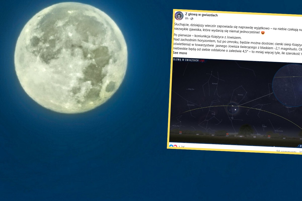 Dzisiaj wieczorem spójrz w niebo, a nie pożałujesz. „Będzie petarda!”