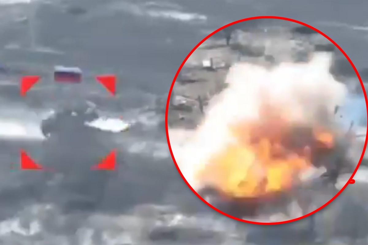 Spectacular detonation  of Russian BMP. Nothing remained of the combat vehicle [VIDEO]