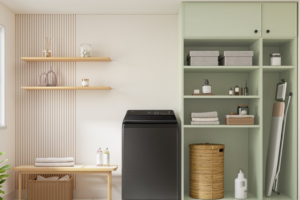 To nowa pralka ładowana od góry. Samsung zadbał o funkcje AI