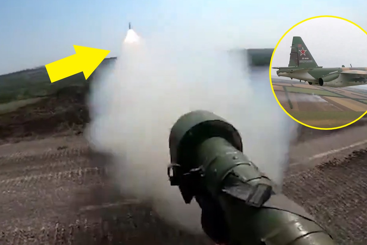 Ukraińcy strącili rosyjskiego Su-25. Wystarczyła „Igła”