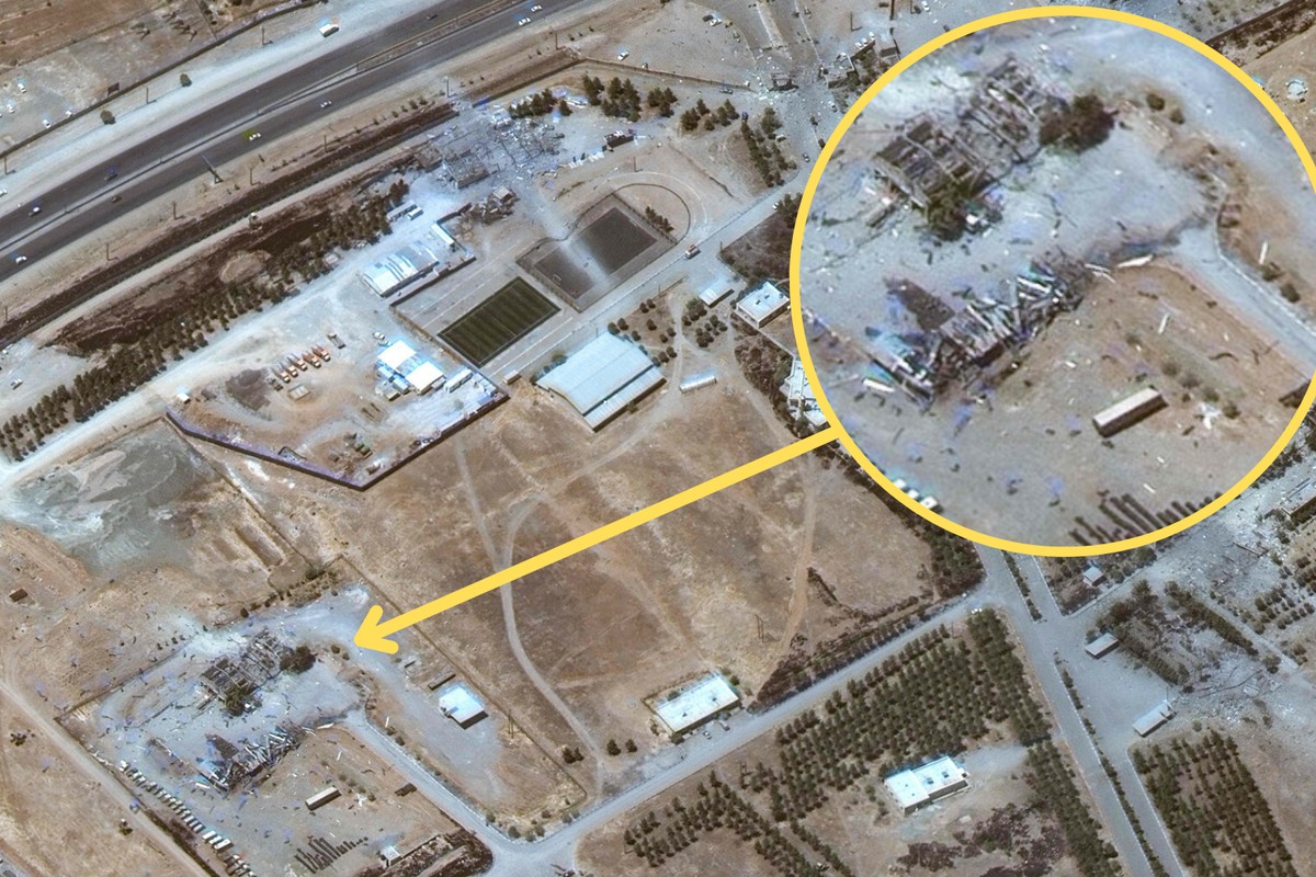 Nowe zdjęcia satelitarne baz w Iranie. „Rakietowe miasto” w gruzach